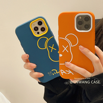 Nwang Couple Tide Card Cartoon Violent Bear Avatar Apple 11 12iphone13promax mobile phone shell xs xr new 8p 7plus liquid 12pro