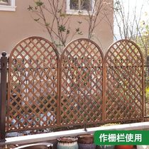 Wood Grid Wood Grid Bar Wood Mesh Sheet Embalming Wood Carbonated Climbing Vine frame Fence Wood Flower Garden Fenced Guard Rail Screen