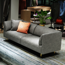 Clothing store sofa shop with beauty salon reception room simple Nordic fabric disposable technology cloth sofa three people