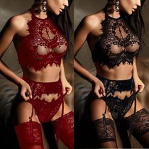 Three-point sling three-piece suit garter sexy lingerie
