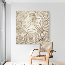 Japanese hanging painting log decoration painting Nordic porch painting corridor aisle mural dining room dining room dining side cabinet living room painting