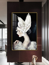 Beauties figures Decorative Paintings Fashion Barbershop Wall Wall Hung Painting Beauty Salon Aisle Aisle Giant Floor Painting