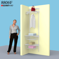 8806 0 61m F Section ClosetMaid Linear Shelf Wardrobe Cloakroom Open