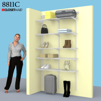 8811 Module C 1 22m ClosetMaid Linear Storage Shelf Shoe Rack