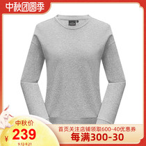 LAFUMA Leify leaf outdoor thin temperament solid color round neck stretch long sleeve T-shirt female LFTS8D712-AL