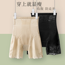 Abdominal underwear womens high-waist boxer thin section waist-lifting buttocks pants show slimming and strong reduction of belly shaping pants