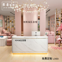 Cashier Shop Commercial bar Clothing Barbershop Beauty salon Company reception Simple modern counter