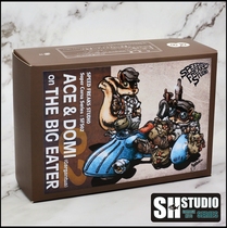 SH STUDIO Matsuoka wf double rat squirrel double motorcycle steampunk resin GK