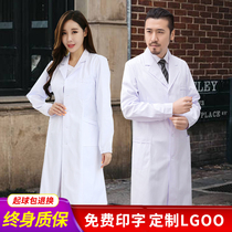 Spike Lion White Coat With Short Sleeve Long Sleeve Female Doctor Summer Short Sleeve Doctor College Student Lab Suit Nurse work clothes