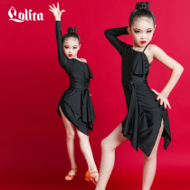 Lolita Children's Latin Dance Clothing Set Girls Practice Practice and Dance Clothing A new performance costume in autumn