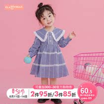 Girls dresses spring and Autumn tide 2021 new Korean version of Western style childrens autumn clothes little virgin baby long-sleeved skirt