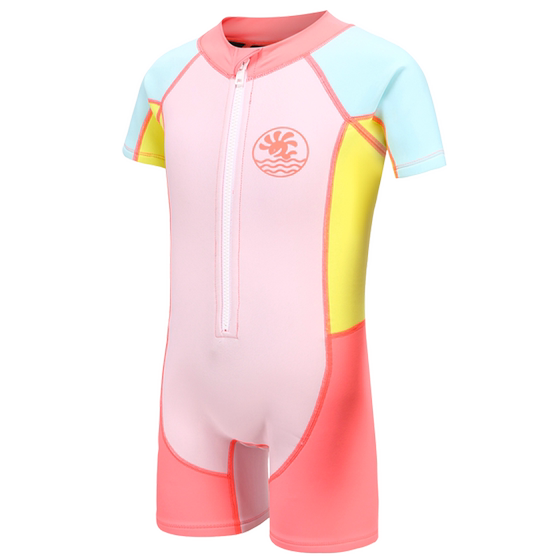 Voda Beba Children's warm swimsuit short -sleeved shorts conjoined conjoosent thickened men and girls children in autumn and winter warm swimsuit Voda Beba Children's warm swimsuit short -sleeved shorts conjoined conjoosent thickened men and girls children in autumn and winter warm swimsuit