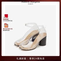 (New Year gift) MaisonMargiela Margila Tabi toe transparent thick with Mary Jane shoes women