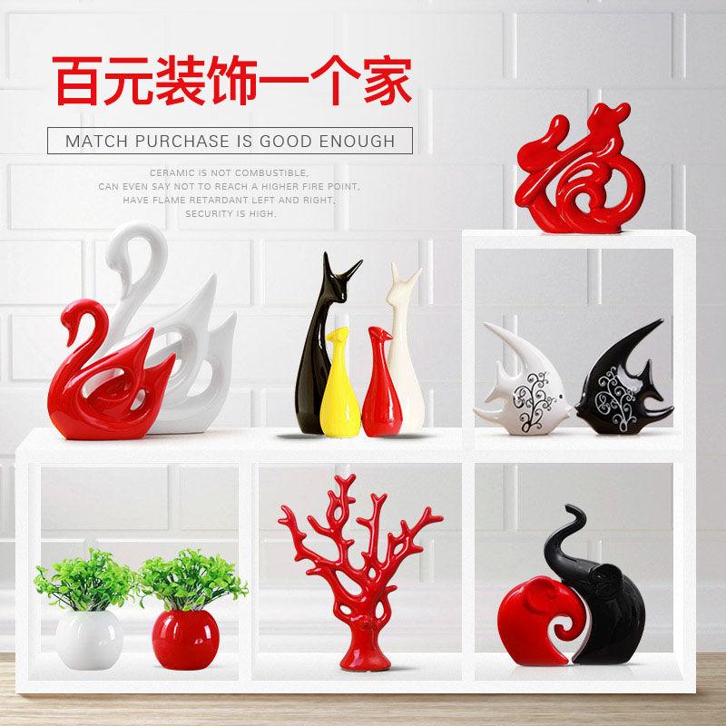 Marca dragon deer creative furnishing articles home fashion warm decoration wine ceramics, the sitting room TV ark, gift