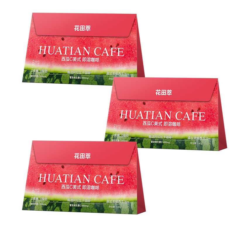 CHALATTE COFFEE花田萃西瓜C美式礼袋装休闲7小袋装独立便携装