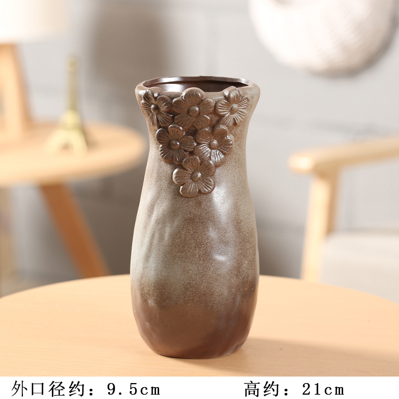 End coarse pottery flowerpot contracted indoor zhuang zi mage, fleshy pinch flower creative special offer a clearance package mail move