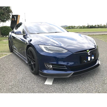 Suitable for Tesla Model s modified R carbon fiber surround 14-20 side skirt corner tail front and rear lips