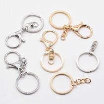 Gallop Lobster buckle Three sets environmentally friendly zinc alloy plated key buckle bag hanging buckle metal key ring ornament