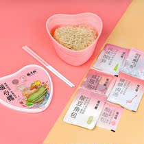 Yang Dispensers Warm-hearted Snail Fans Pink Heart-shaped Powder Convenient For Fans To Brew Buckets Noodles