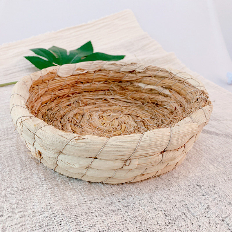 草编兔窝兔子草窝保暖过冬草垫鸽子草编宠物笼子睡觉侏儒小猪龙猫