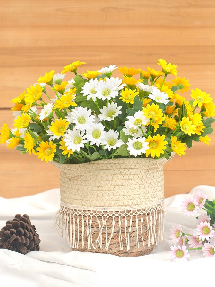 小雏菊仿真花成家居装饰新宠
