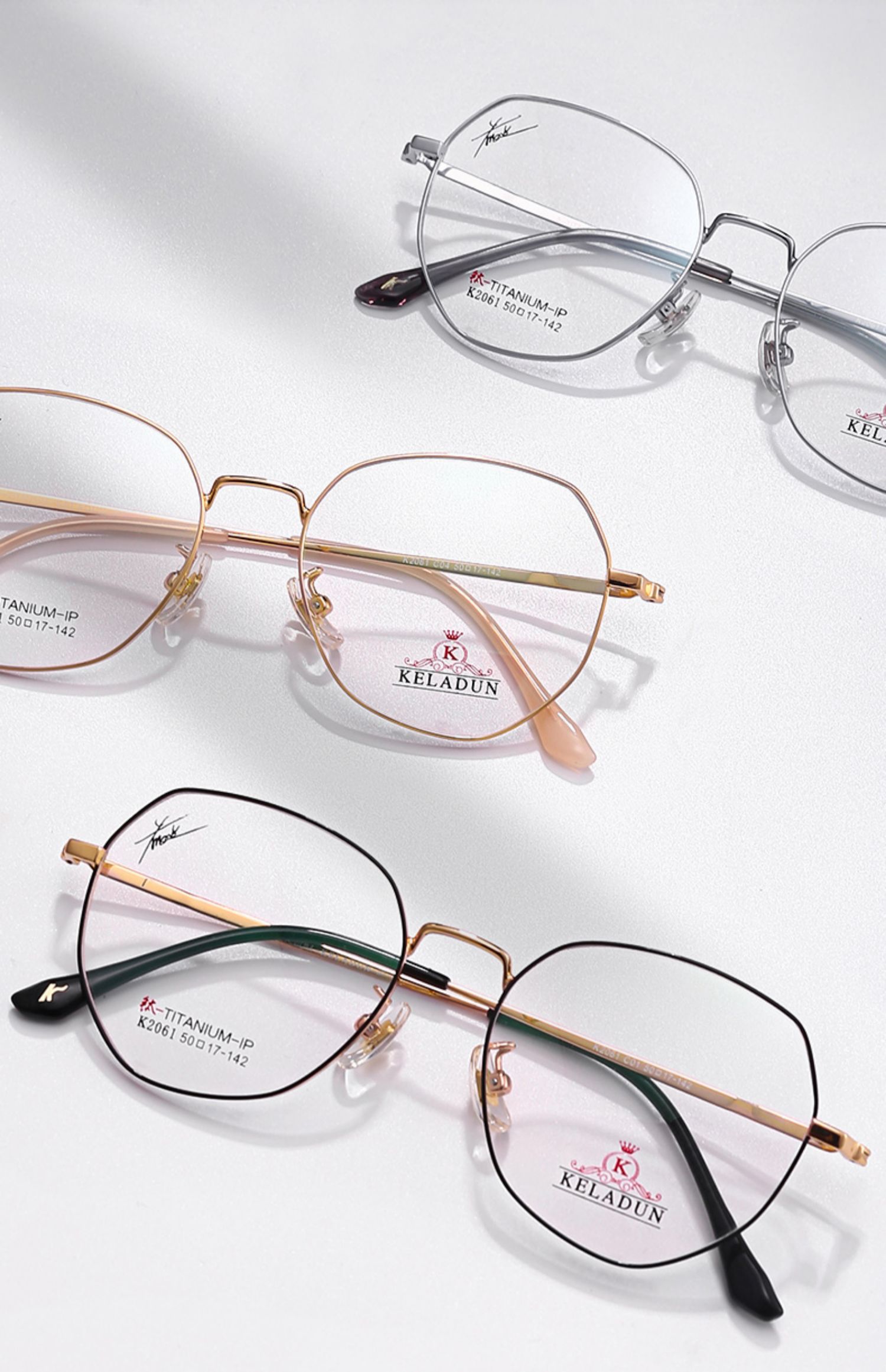 克莱顿眼镜框女近视防辐射超轻复古圆大脸眼睛框大框