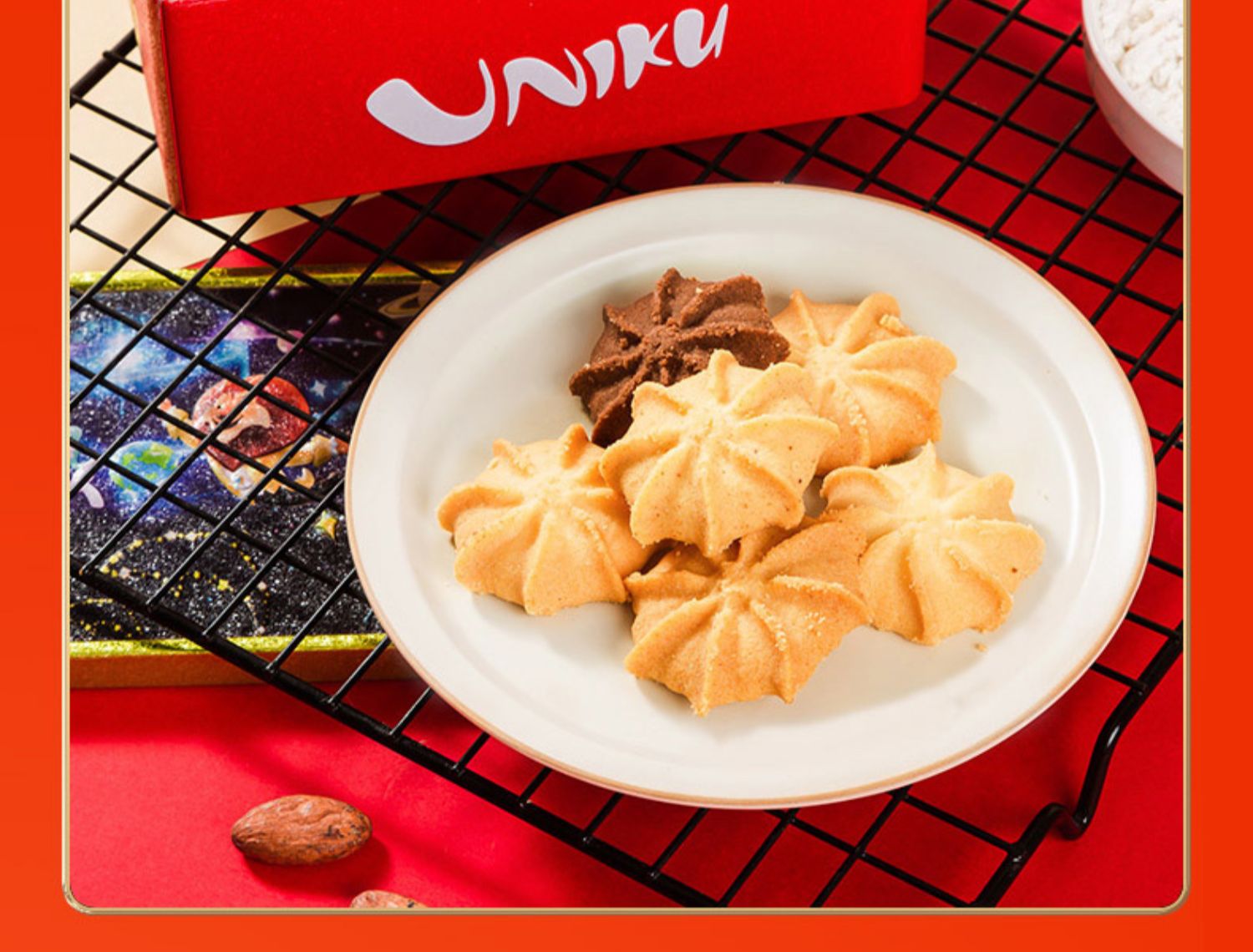 UNIKU尤尼酷香港进口牛奶曲奇饼干