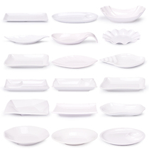 A5 melamine imitation porcelain drop-resistant creative shaped irregular cold dish plate commercial restaurant KTV snack plate plate
