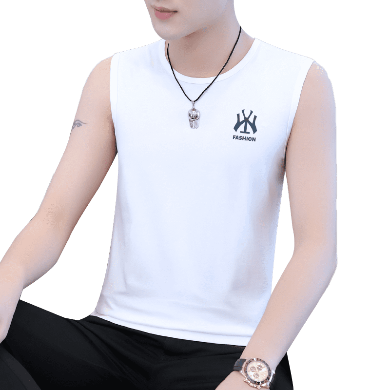 Fashion brand white vest men's sports sleeveless T-shirt for boys summer vest short-sleeved trendy cotton tops
Fashion brand white vest men's sports sleeveless T-shirt for boys summer vest short-sleeved trendy cotton tops