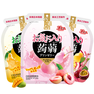 巧遇心新品网红日式蒟蒻果冻无蔗糖零脂零食果味蒟蒻休闲食品