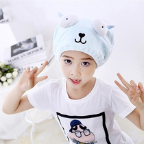 Girls cartoon Children dry hair cap Absorbent hair towel Quick-drying bag turban Cute thickened shower cap dry hair towel