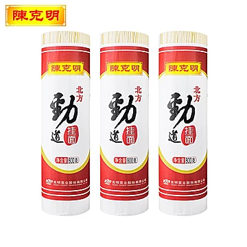 陈克明北方劲道细扁挂面800g*3[4元优惠券]-寻折猪