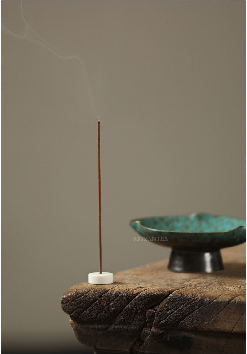 慕砚创意海棠香插香座日式家用线香炉插香器装香台禅意茶道香薰炉