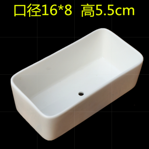 Various type mini square long creative strip contracted type control point more meat pot luck faceplate flowerpot ceramics