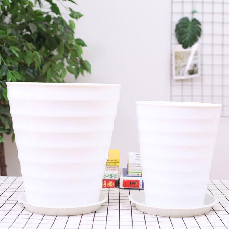 The Thread type who white flower pot tile - like bonsai retro general - purpose plastic tubs flowers extra large balcony