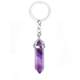 2025 Amazon Jewelry Natural Crystal Stone Bullet Column 열 키인 키 체인 키 펜던트 숙녀 선물 2025 Amazon Jewelry Natural Crystal Stone Bullet Column 열 키인 키 체인 키 펜던트 숙녀 선물