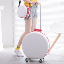 The new tide of red - in - red travel suitcase for small 20 - inch pull rod bag bag with light small number password - on