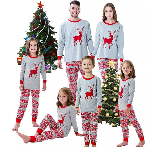 2025 European and American style pajamas wholesale Christmas suits parent-child print home clothes children's clothing
2025 European and American style pajamas wholesale Christmas suits parent-child print home clothes children's clothing