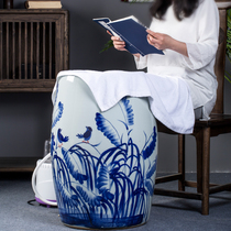 Ceramic steaming leg cylinder Moxibustion leg fumigation foot Weng negative ion health foot bath steaming foot bucket Ceramic foot bath manufacturer