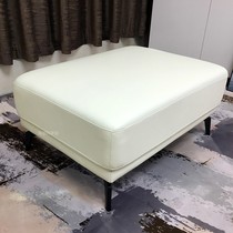 Yi Lijia light luxury leather sofa pedal stool home living room imperial concubine ottoman with foot pedal change shoe stool square collapse north