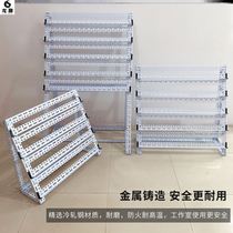 Display equipment Multi-row desktop charging operation flat group mobile phone holder working frame 50 vertical containing placement