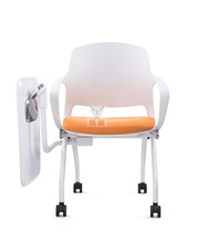 Kai Sa folding training chair High-grade conference chair with soft bag with caster backrest Counseling training chair Conference negotiation chair