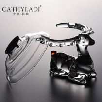 Cathyladi Tea set accessories Glass tea filter filter Household simple creative heat-resistant tea leak set Tea set