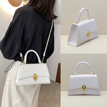 Small ck crocodile pattern hourglass bag female 2021 new fashion net red fashion womens bag handbag shoulder bag messenger bag