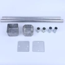 Wire tube inner wire box to direct junction box KBG JDG tube cup comb joint to wire box cover lock