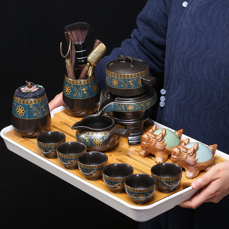 Blue and white hat cup ceramic kung fu noggin single CPU master cup sample tea cup tea sets tea bowl cups