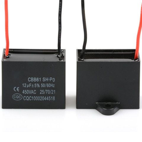 1/1.2/1.5/1.8/2/2.5/3/4/5/6/8/10UF 팬 모터 CBB61 스타터 커패시터 450V 1/1.2/1.5/1.8/2/2.5/3/4/5/6/8/10UF 팬 모터 CBB61 스타터 커패시터 450V