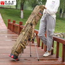 Fishing king hard shell fishing gear fishing pole bag waterproof 1 25 meters hand pole fishing umbrella large capacity fishing pole bag