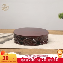 Solid Wood root carving base can be dug jade stone Buddha statue crafts ornaments vase bonsai wooden bracket custom