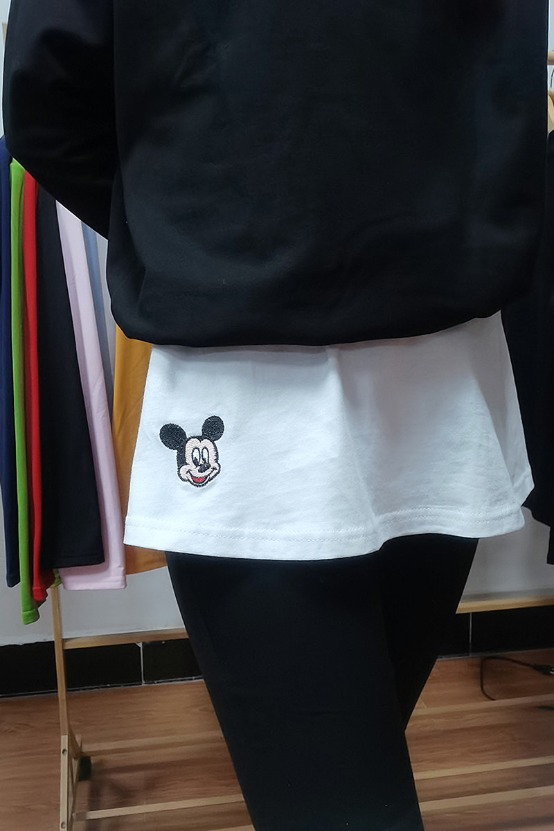 小屁帘纯棉下摆秋冬季女大码卫衣叠穿打底遮屁股神器下摆裙子内搭